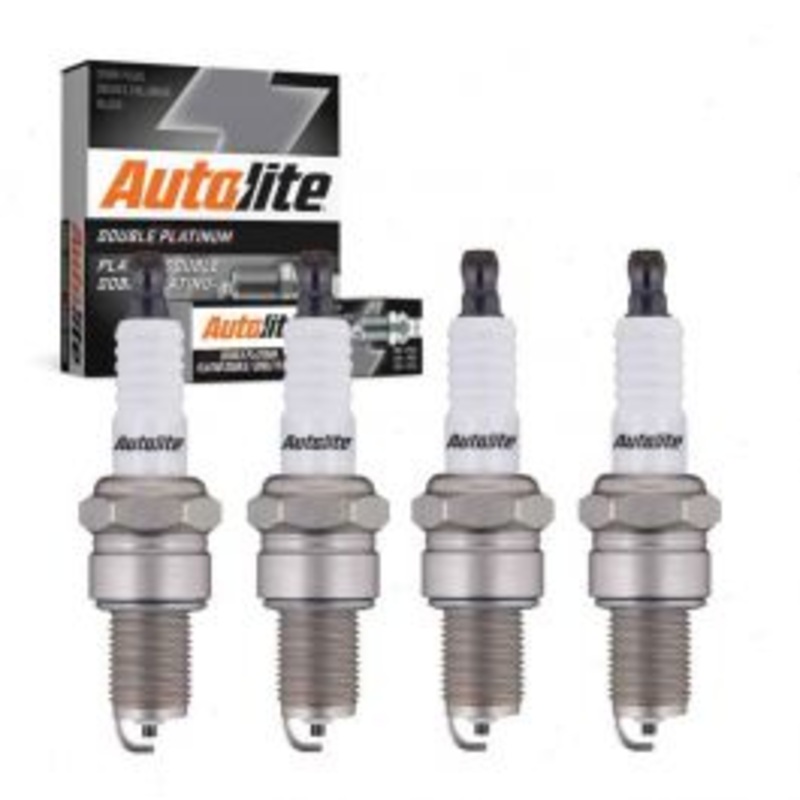 4 pc Autolite Double Platinum Spark Plug for 1993-1995 Dodge Colt 1.5L L4