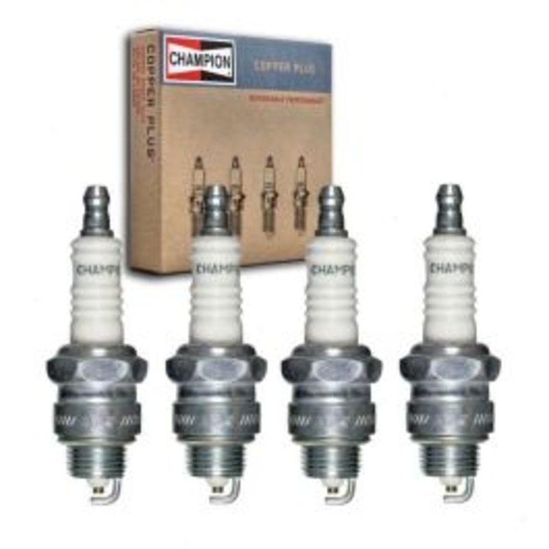 4 pc Champion Copper Plus Spark Plugs for 1968-1971 International M800 2.5L L4