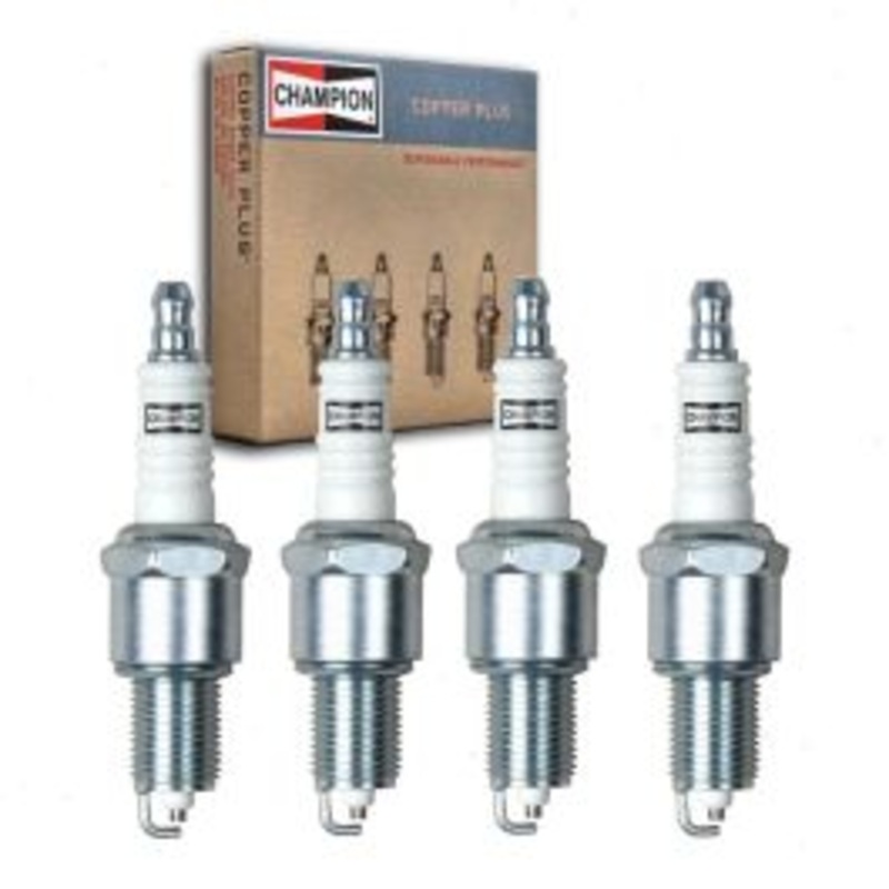4 pc Champion Copper Plus Spark Plugs for 1972-1974 Chevrolet Luv Pickup 1.8L L4