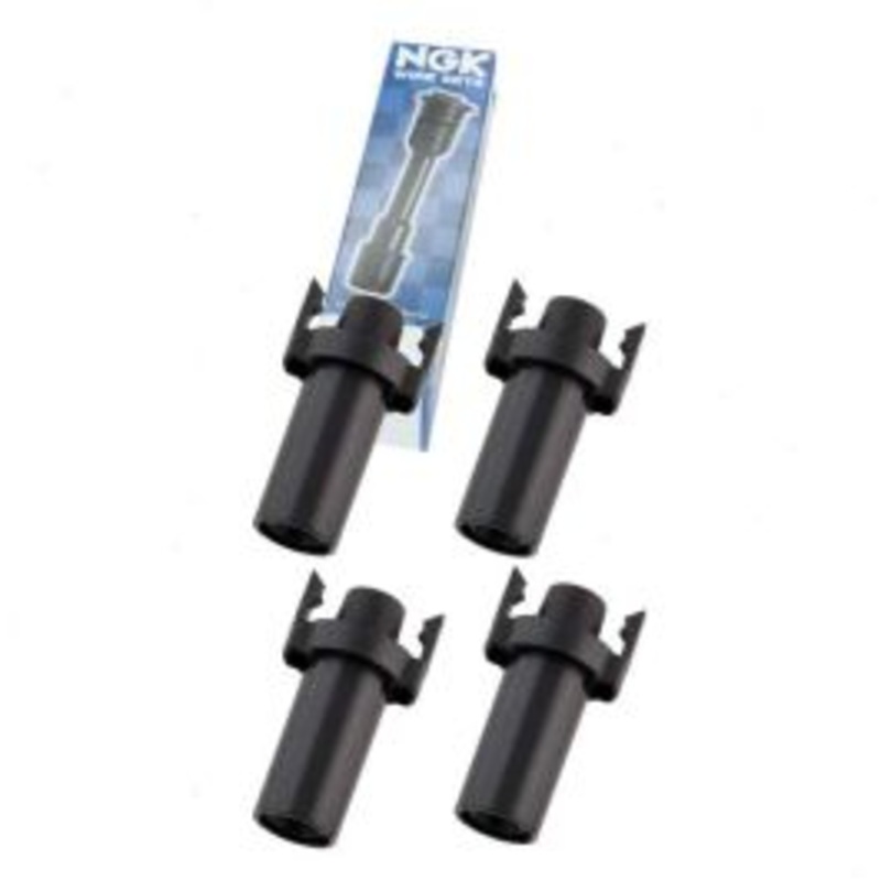 4 pc NGK Ignition Coil Boots for 1988-1991 Oldsmobile Cutlass Calais 2.3L L4