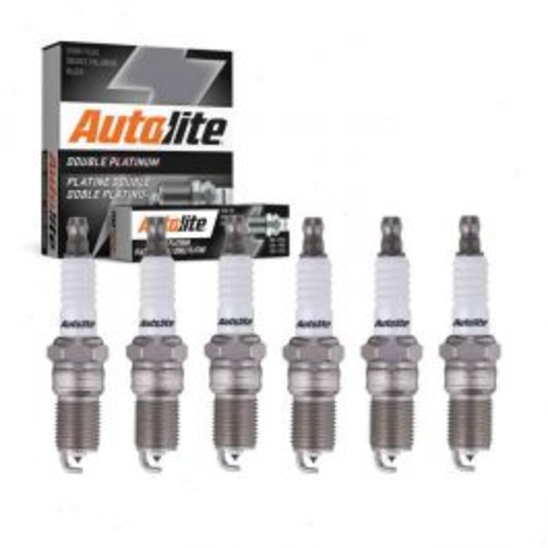 6 pc Autolite Double Platinum Spark Plug for 1999-2009 Pontiac Montana 3.4L