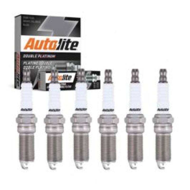 6 pc Autolite Double Platinum Spark Plug for 2015-2019 Ford Transit-250 3.5L
