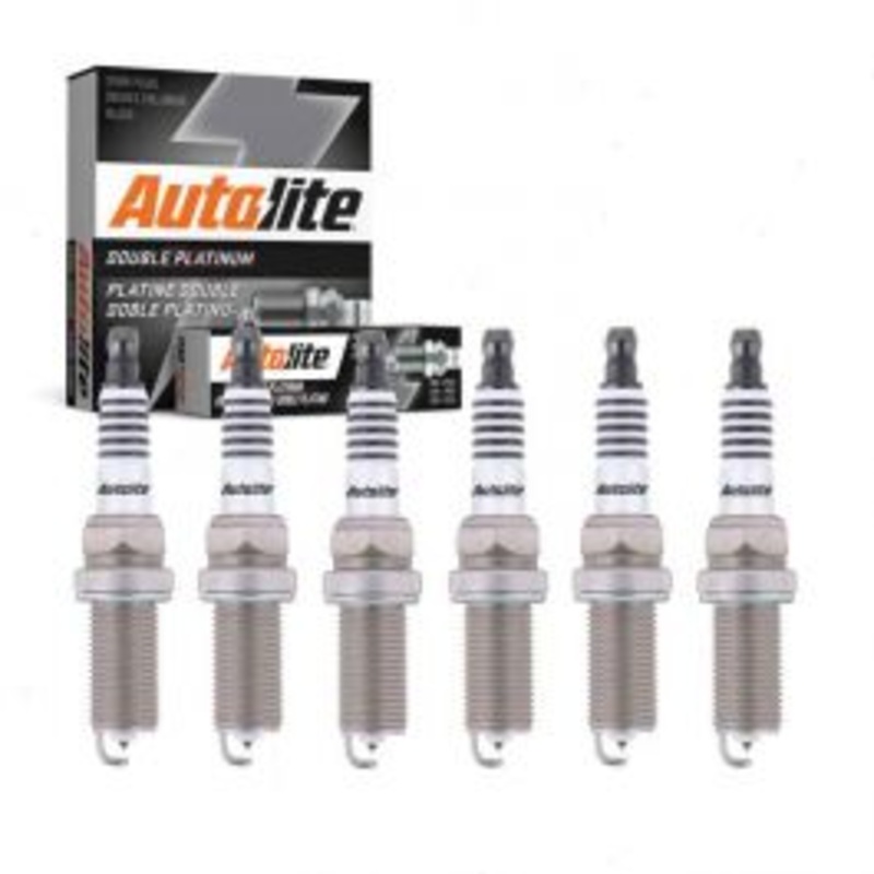 6 pc Autolite Double Platinum Spark Plug for 2018-2019 Lexus RX450hL