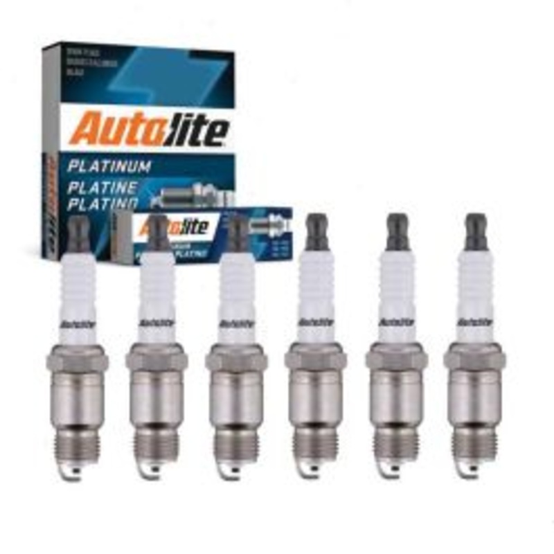 6 pc Autolite Platinum Spark Plug for 1985-1988 GMC C2500 4.3L V6