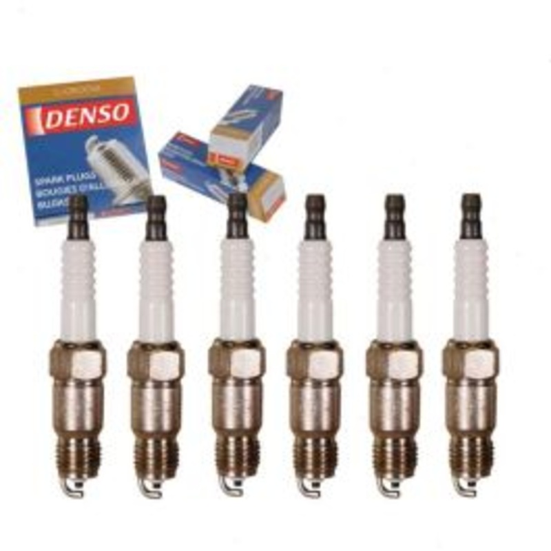 6 pc DENSO Standard U-Groove Spark Plugs for 1985-1989 Dodge B150 3.7L 3.9L L6 V6