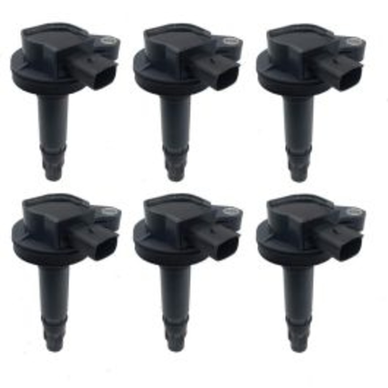 6 pc Hitachi Ignition Coils for 2008-2009 Ford Taurus X 3.5L V6
