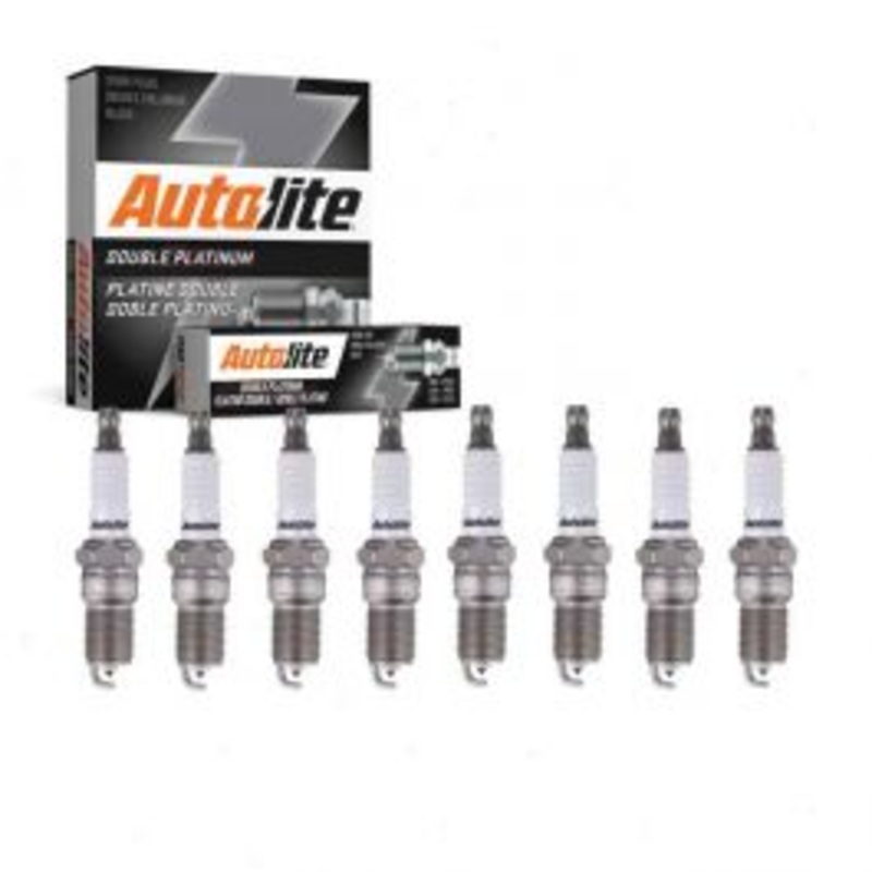8 pc Autolite Double Platinum APP606 Spark Plug