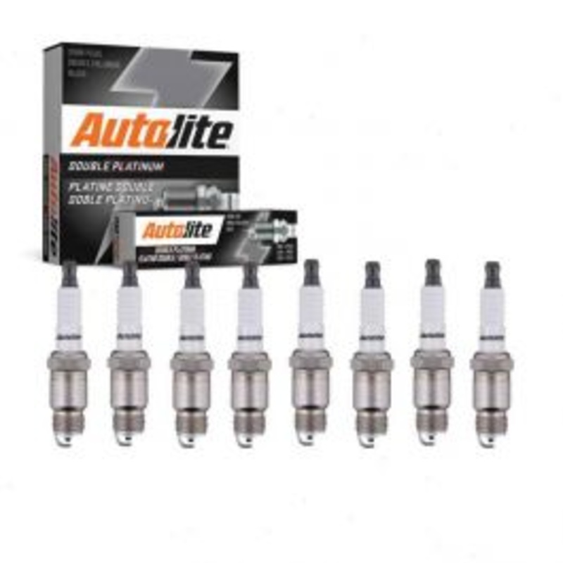 8 pc Autolite Double Platinum Spark Plug for 1971 Chevrolet Biscayne 7.4L V8