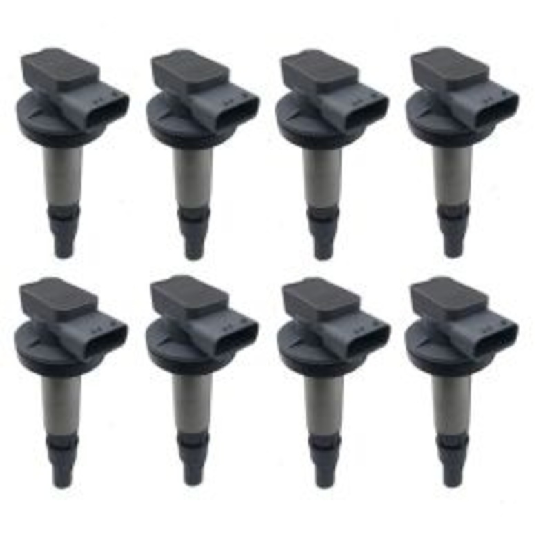 8 pc Hitachi Ignition Coils for 2004-2009 Jaguar Vanden Plas 4.2L V8