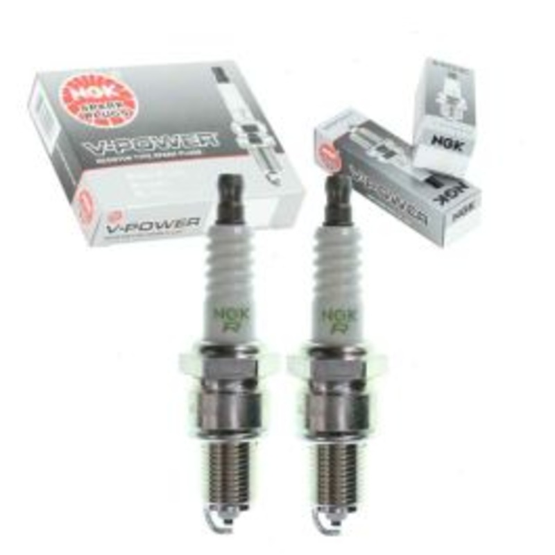 2 pc NGK V-Power Spark Plugs for 1969-1972 Honda 600 0.6L L2