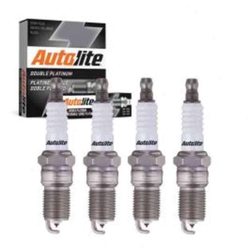 4 pc Autolite Double Platinum Spark Plug for 2004-2005 Mazda 3 2.0L 2.3L L4