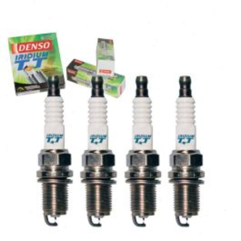 4 pc DENSO Iridium TT Spark Plugs for 1987 Oldsmobile Calais 2.3L L4