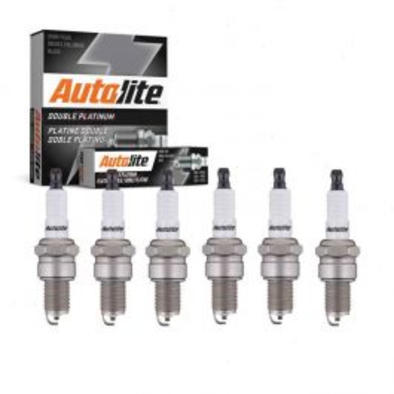 6 pc Autolite Double Platinum Spark Plug for 1972-1974 Panther J-72