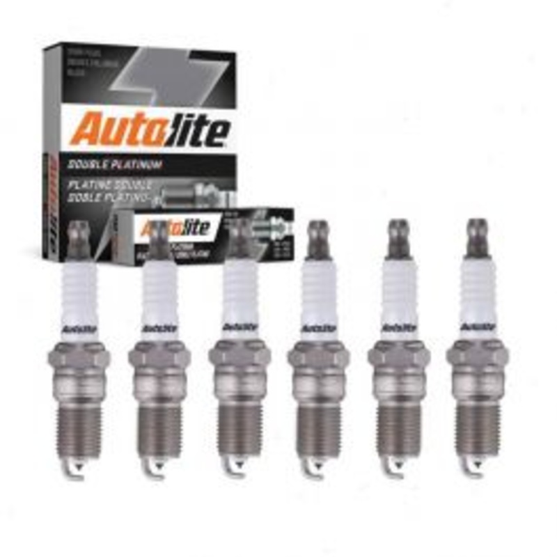 6 pc Autolite Double Platinum Spark Plug for 2006-2010 Pontiac G6 3.5L 3.9L