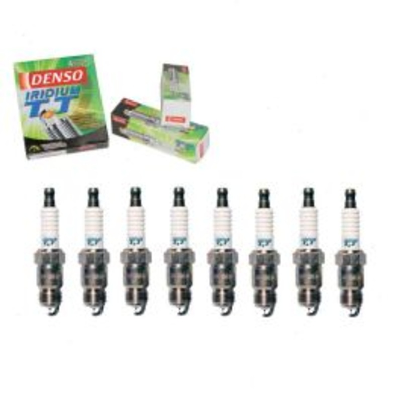 8 pc DENSO Iridium TT Spark Plugs for 1975-1986 Chevrolet K5 Blazer 5.0L 5.7L 6.6L 7.4L V8