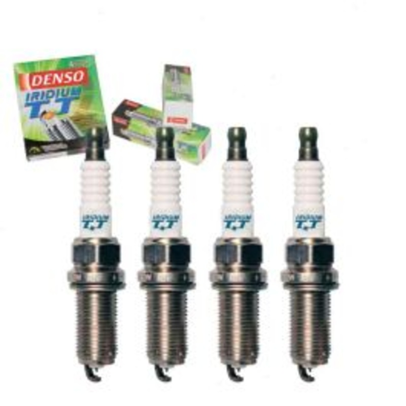 4 pc DENSO Iridium TT Spark Plugs for 2004-2011 Mitsubishi Galant 2.4L L4