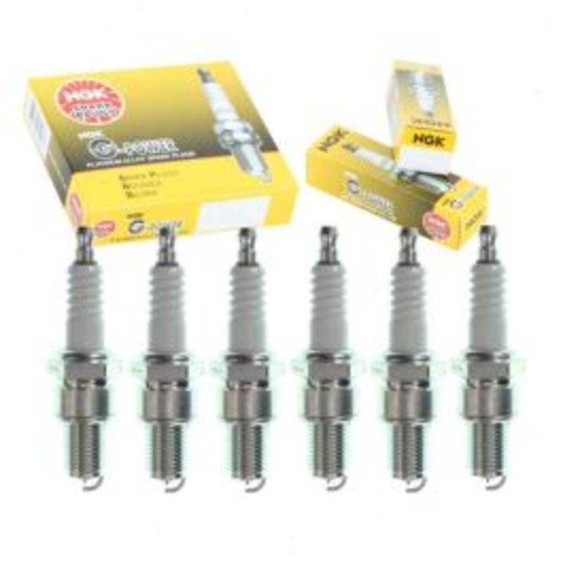 6 pc NGK G-Power Spark Plugs for 1972-1987 Jaguar XJ6 4.2L L6