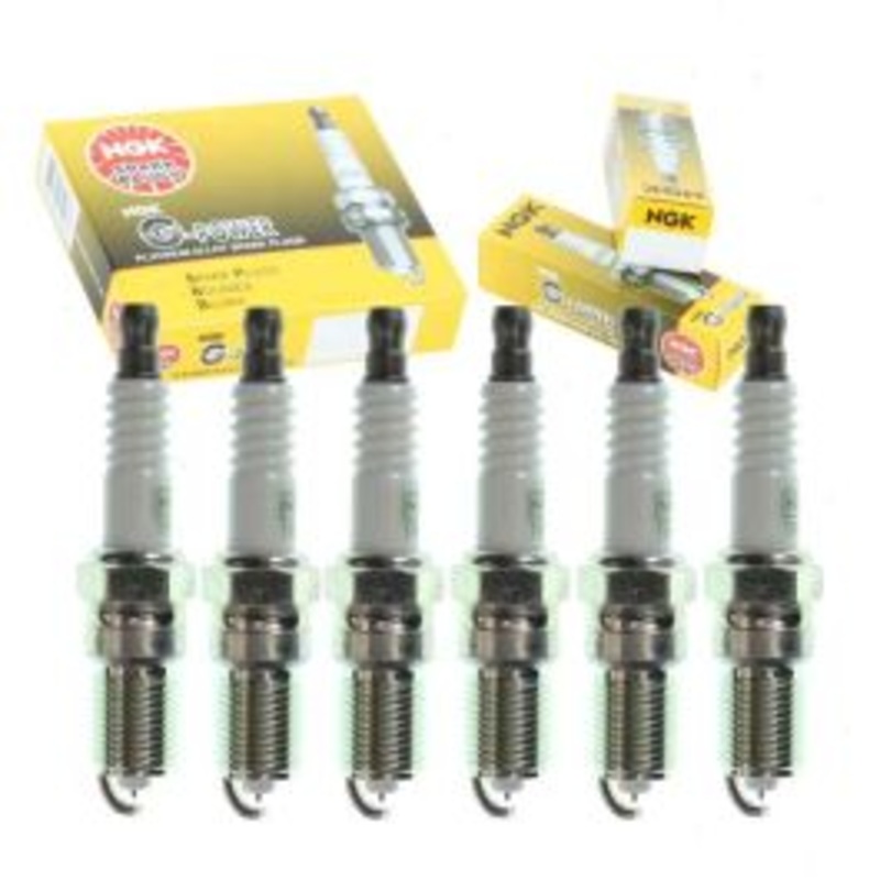 6 pc NGK G-Power Spark Plugs for 1987-1989 Peugeot 505 2.8L V6