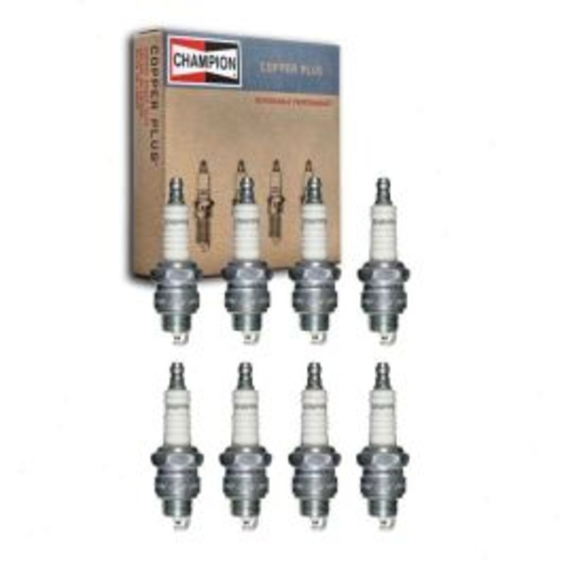 8 pc Champion Copper Plus Spark Plugs for 1967 International MA1200 5.0L V8
