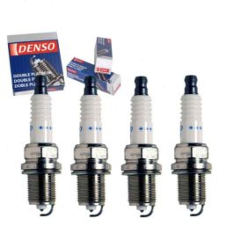 4 pc DENSO Double Platinum Spark Plugs for 1988-1990 Honda Prelude 2.0L L4