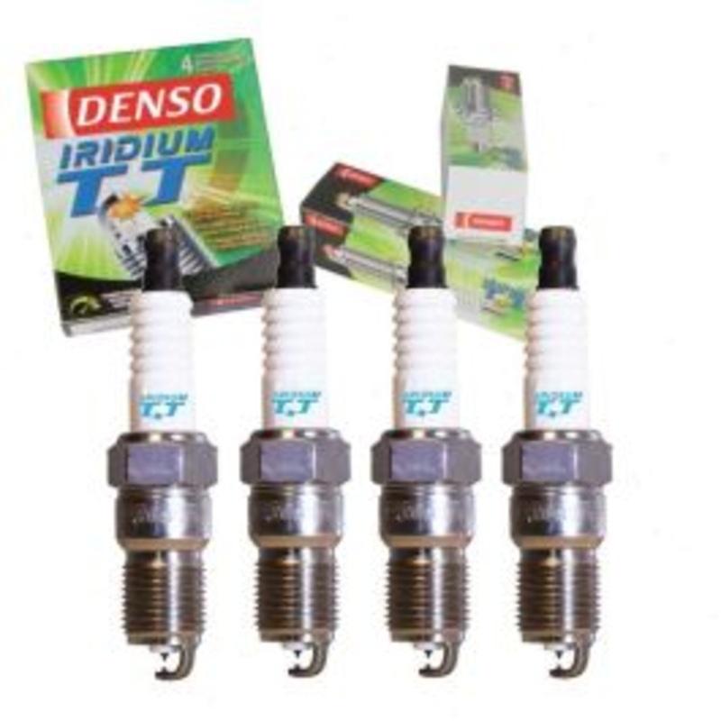4 pc DENSO Iridium TT Spark Plugs for 2002-2010 Saturn Vue