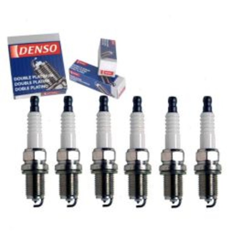 6 pc DENSO Double Platinum Spark Plugs for 1992-1994 Dodge B150 3.9L V6