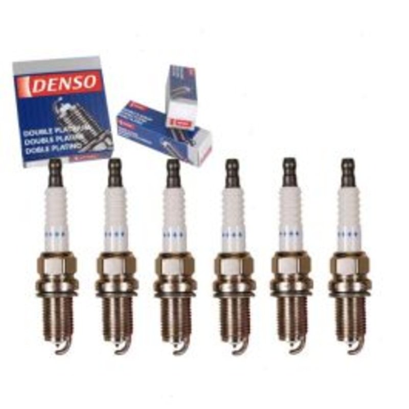 6 pc DENSO Double Platinum Spark Plugs for 2002-2006 Audi A4 Quattro 3.0L V6