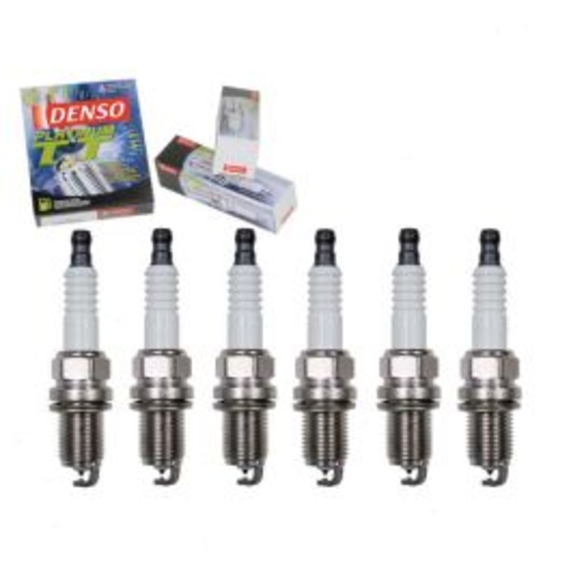 6 pc DENSO Platinum TT Spark Plugs for 1995-1999 Dodge Stratus 2.5L V6
