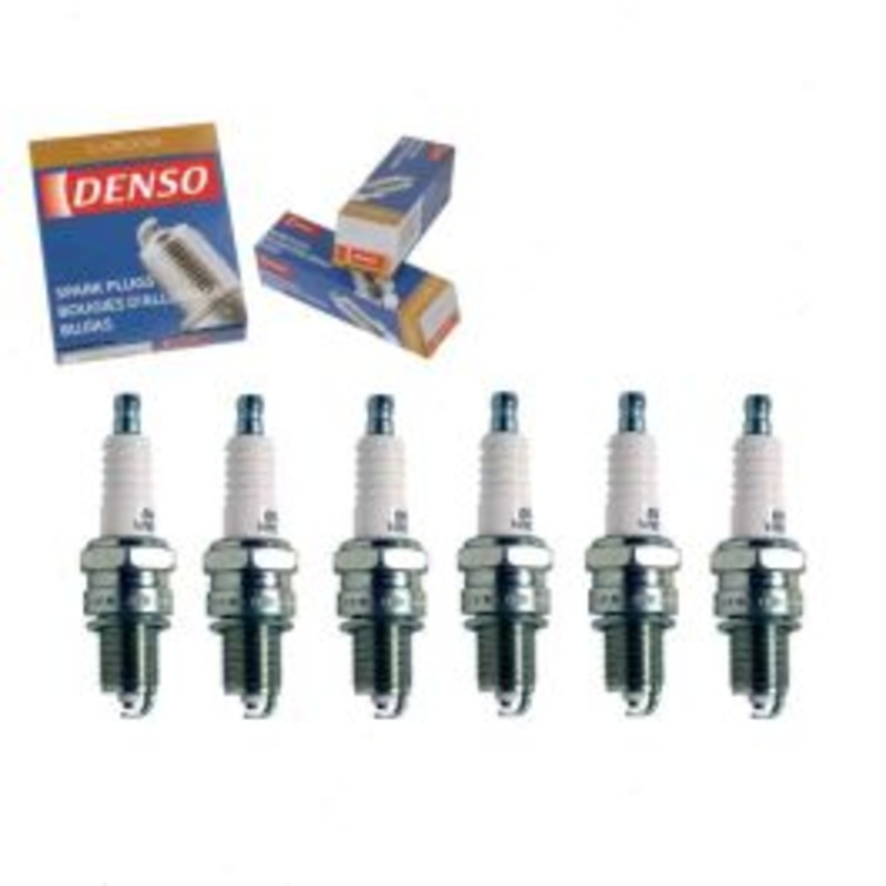 6 pc DENSO Standard U-Groove Spark Plugs for 1966-1969 Oldsmobile F85 4.1L L6