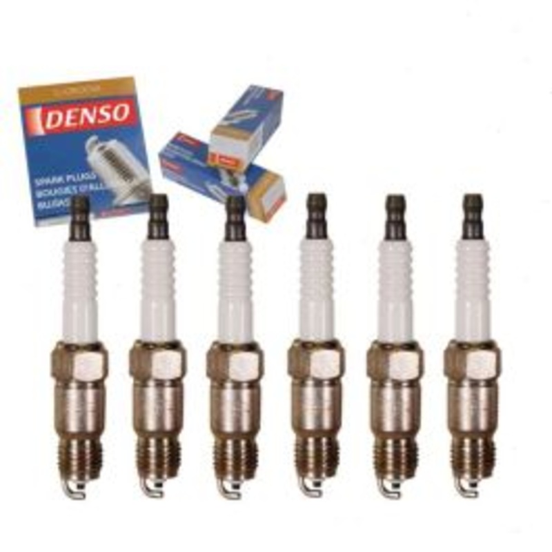 6 pc DENSO Standard U-Groove Spark Plugs for 1985-1995 GMC K1500 4.3L V6