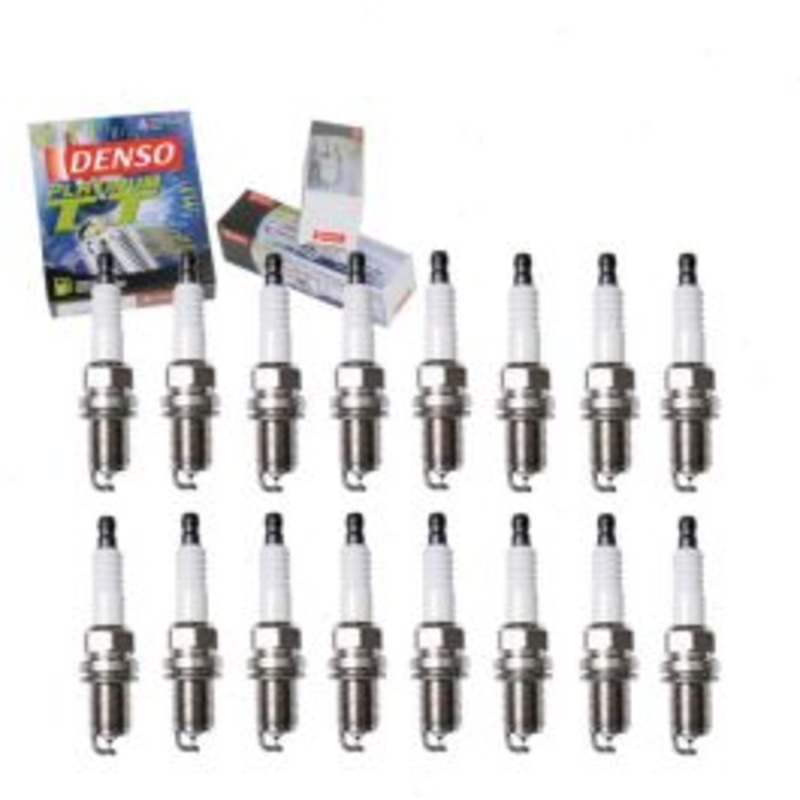 16 pc DENSO Platinum TT Spark Plugs for 1999-2006 Mercedes-Benz SL500 5.0L V8