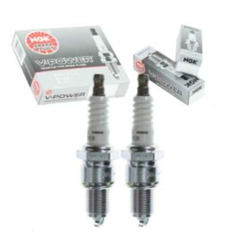 2 pc NGK V-Power 2635 GR4 Spark Plugs