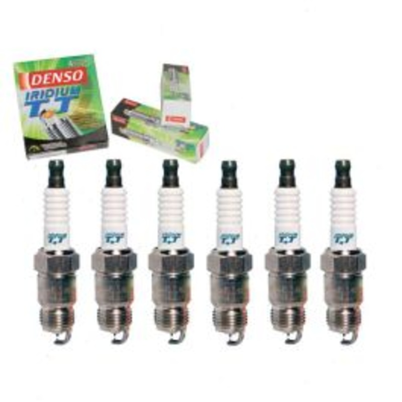 6 pc DENSO Iridium TT Spark Plugs for 1985-1987 GMC Caballero 4.3L V6