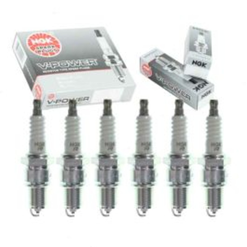 6 pc NGK V-Power Spark Plugs for 1974 International 100 4.2L L6