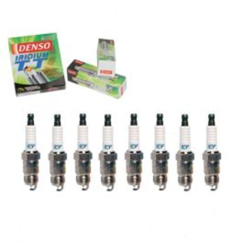 8 pc DENSO Iridium TT Spark Plugs for 1993 Cadillac Fleetwood 5.7L V8