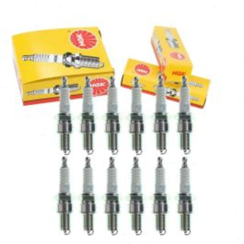 12 pc NGK Standard Spark Plugs for 1964-1966 Lamborghini 350GT 3.5L V12