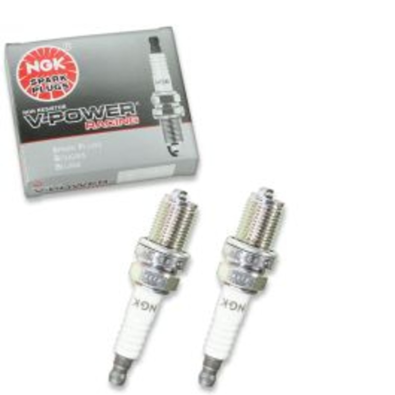 2 pc NGK V-Power Racing 4091 R5671A-7 Spark Plugs