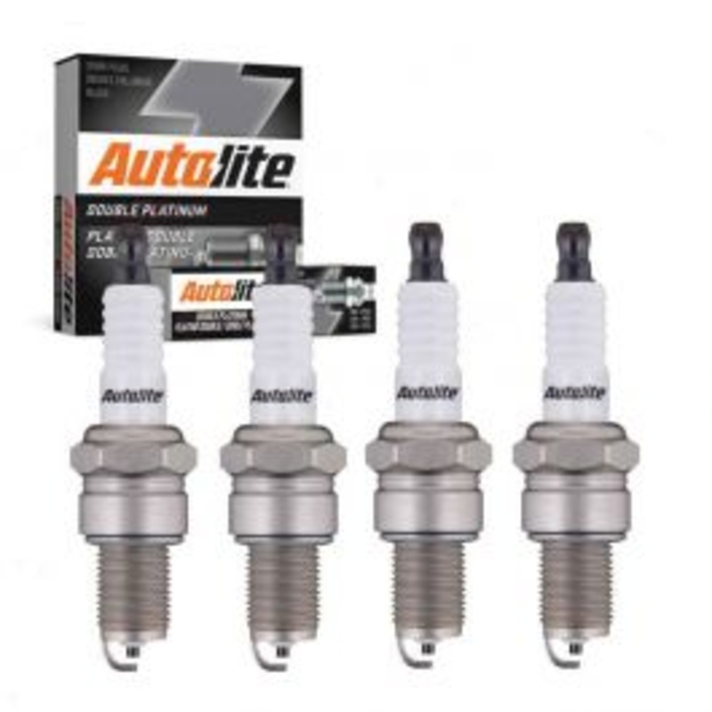 4 pc Autolite Double Platinum Spark Plug for 1986-1989 Honda Accord 2.0L L4