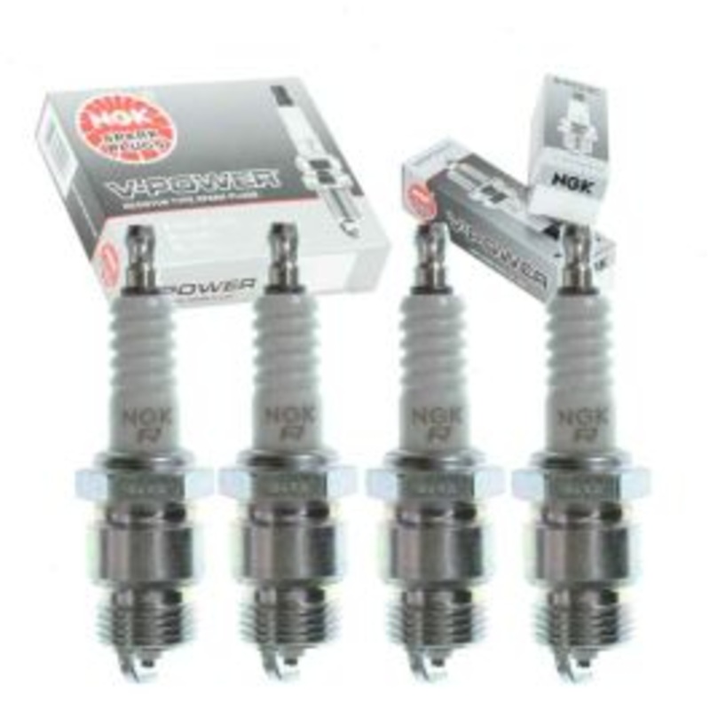 4 pc NGK V-Power 2438 WR5 Spark Plugs