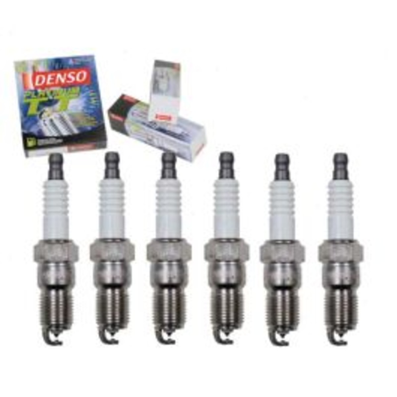 6 pc DENSO Platinum TT Spark Plugs for 2000-2006 Mazda MPV 2.5L 3.0L V6