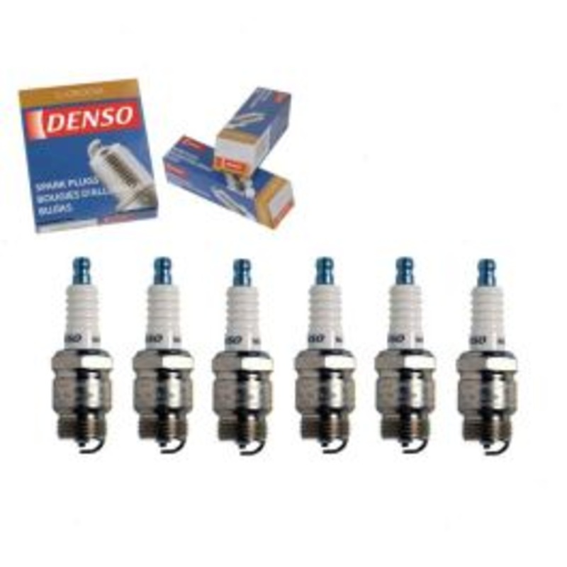 6 pc DENSO Standard U-Groove Spark Plugs for 1962-1963 Mercury Villager 2.4L L6