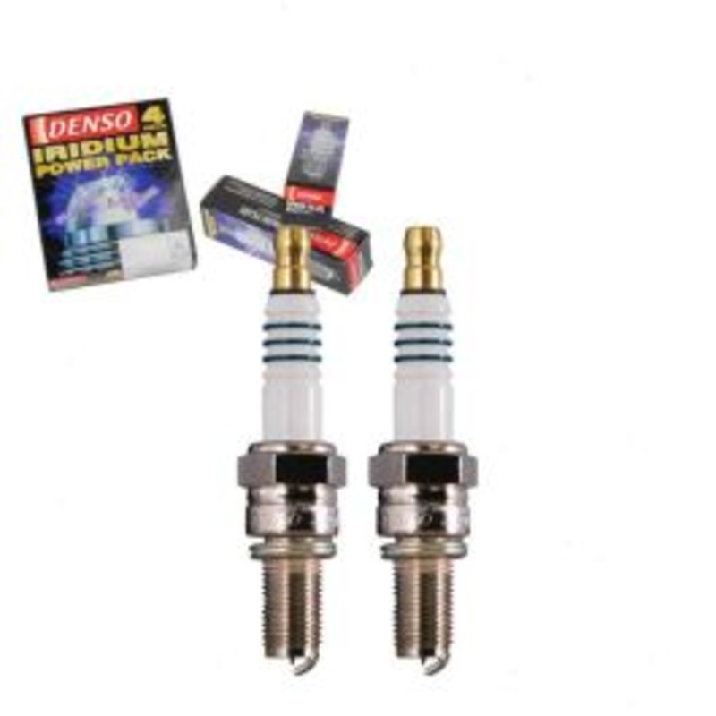 2 pc DENSO Iridium Power 5366 IU27A Spark Plugs