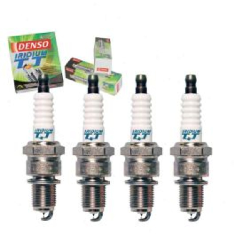 4 pc DENSO Iridium TT Spark Plugs for 1981-1989 Isuzu I-Mark 1.5L 1.8L L4