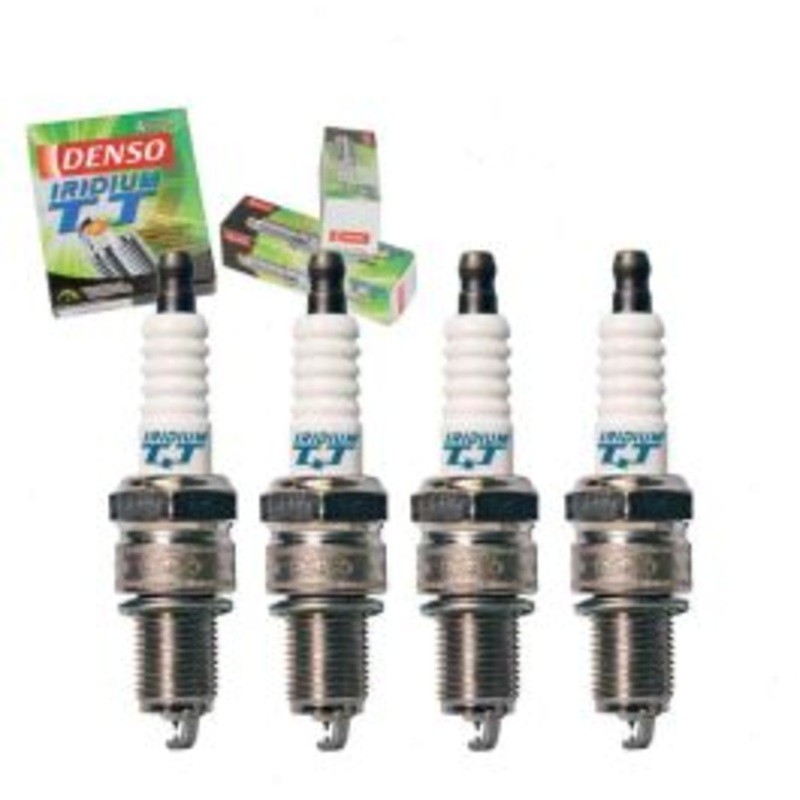 4 pc DENSO Iridium TT Spark Plugs for 1992-2001 Mitsubishi Mirage 1.5L L4