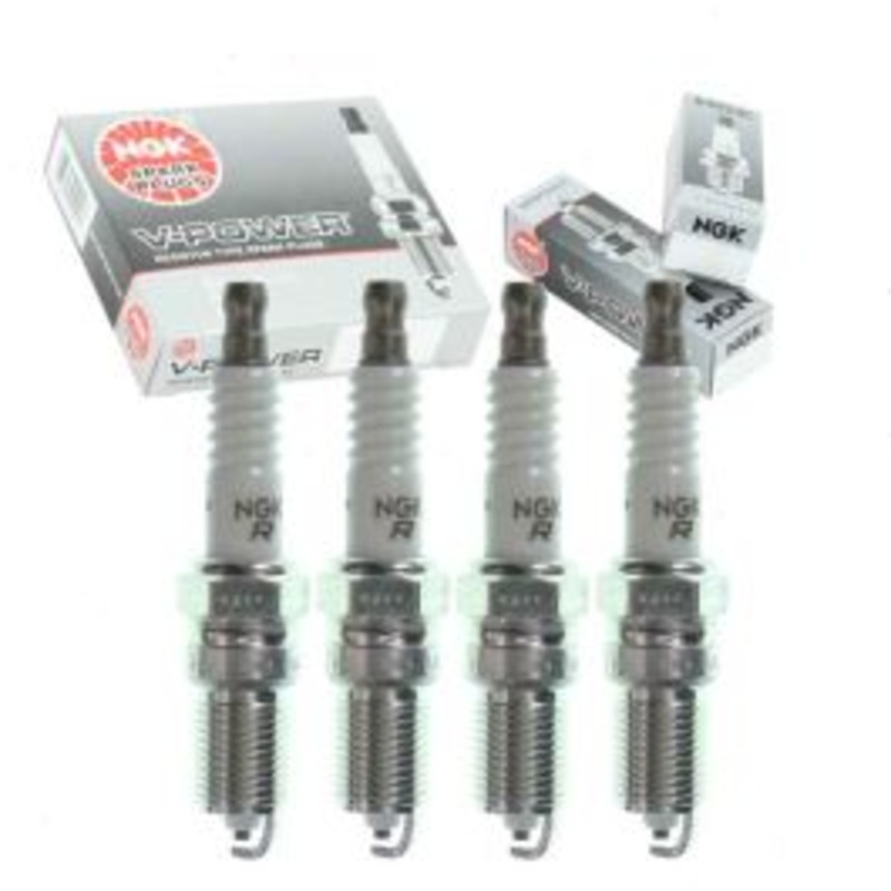 4 pc NGK V-Power 3754 TR4 Spark Plugs