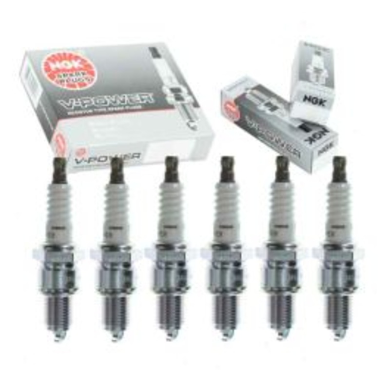 6 pc NGK V-Power Spark Plugs for 1964-1970 Dodge A100 Truck 2.8L 3.2L 3.7L L6