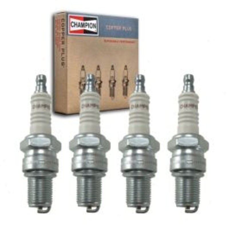 4 pc Champion Copper Plus Spark Plugs for 1962-1964 Austin A60 1.6L L4