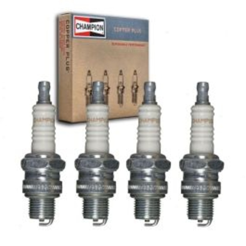 4 pc Champion Copper Plus Spark Plugs for 1962-1969 Abarth Simca 1.3L 2.0L L4