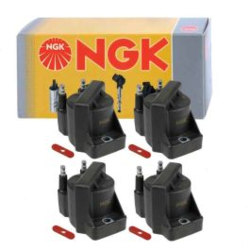 4 pc NGK Ignition Coils for 1990-1995 Chevrolet Corvette 5.7L V8
