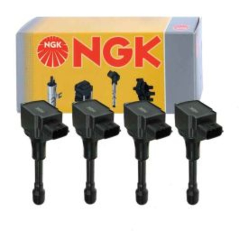 4 pc NGK Ignition Coils for 2014-2017 Infiniti QX60 2.5L L4
